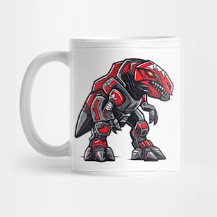 Red T-rex zord Illustration for esport logo and icon Mug